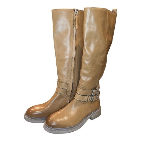 Sam Edelman Tan Heeled Boots - Picture 2 of 11